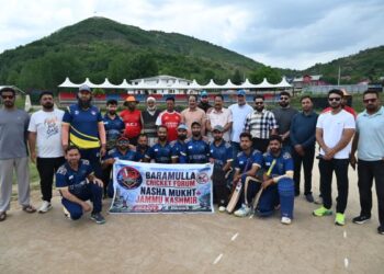 Hazil Memorial Cricket Tournament witnesses massive youth participation in Baramulla