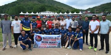 Hazil Memorial Cricket Tournament witnesses massive youth participation in Baramulla
