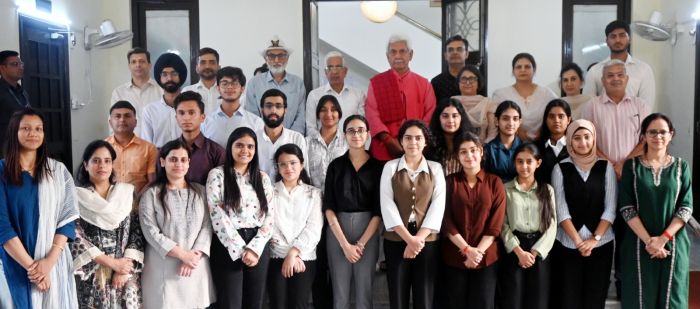 LG interacts with students, faculty of Jammu University’s DYD prog
