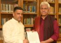 MLA Marh, Coordination Committee delegation call on LG Manoj Sinha