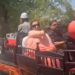 Minister Satish Sharma rides tonga to promote fuel conservation