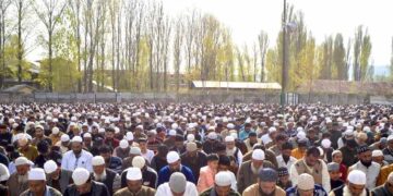 Thousands offer Eid-ul-Adha prayers across J&K