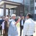 LG Sinha reviews construction work at Pantha chowk Yatri Niwas