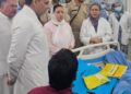 Sakeena Itoo visits SKIMS Soura, reviews healthcare services