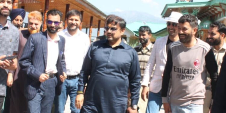 Satish Sharma attends Adhikmas Kumbh at Mattan
