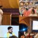 Satish Sharma visits Art of Living International Center in Bengaluru