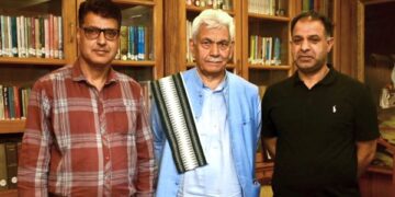 Sewa Bharti, Ekal Vidyalaya representatives call on LG Manoj Sinha