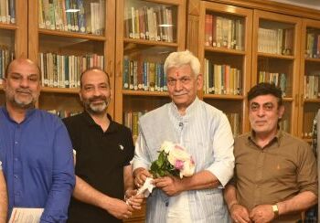 Traders Association Central Lal Chowk delegation meets LG Manoj Sinha