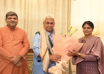 Anupriya Patel calls on LG Manoj Sinha