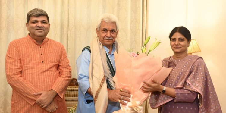 Anupriya Patel calls on LG Manoj Sinha