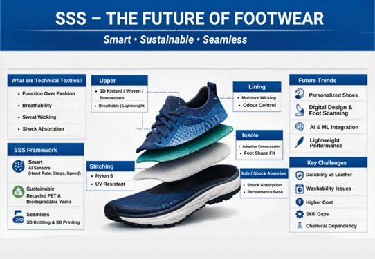 Smart, Sustainable, Seamless: How Technical Textiles Are Stitching India’s Footwear Future