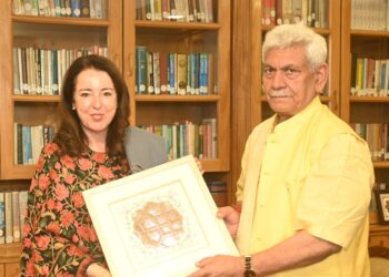 Ambassador of Switzerland to India called on LG Sinha