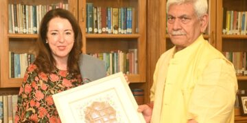 Ambassador of Switzerland to India called on LG Sinha