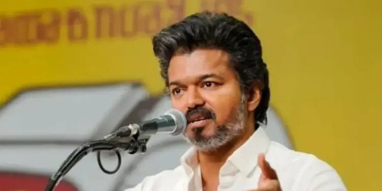 Vijay calls on TN Guv for govt formation