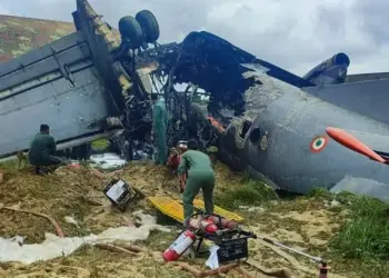 2 officers among 5 dead as IAF transport plane crashes in Assam, co-pilot survives