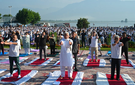 Yoga guides people in achieving holistic health: LG Sinha