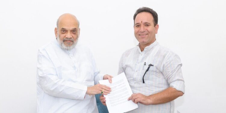 Sunil Sharma meets Home Minister Amit Shah