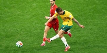 Australia spoils Turkey’s return to the World Cup with a 2-0 victory