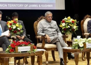 Chief Election Commissioner interacts with poll officials in Budgam