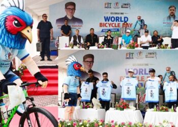 CM Omar Abdullah flags off World Bicycle Day Cyclothon, launches Jammu Cyclothon Campaign