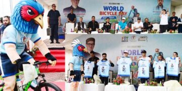 CM Omar Abdullah flags off World Bicycle Day Cyclothon, launches Jammu Cyclothon Campaign