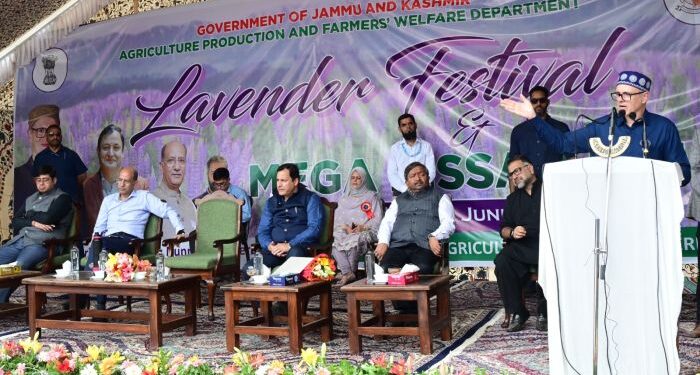 CM inaugurates Lavender Festival at Nunar; other agri infra projects