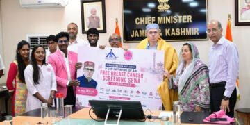 CM Abdullah inaugurates Free Breast Cancer Screening Seva in Srinagar