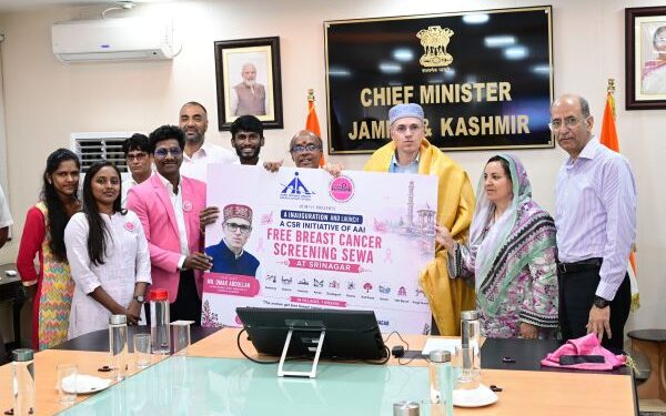 CM Abdullah inaugurates Free Breast Cancer Screening Seva in Srinagar