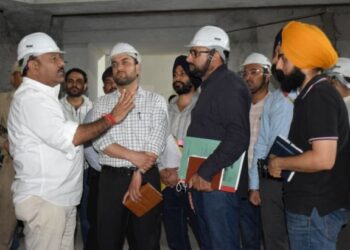 Deputy CM reviews Assembly building project, stresses timely completion