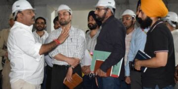 Deputy CM reviews Assembly building project, stresses timely completion