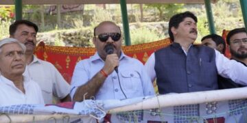 Deputy CM visits Bandipora to review progress on key development works