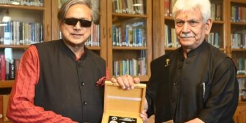 Tharoor, Satabdi Roy, Christian Sabha delegation call on LG