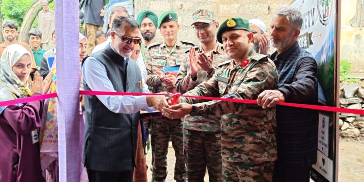 Human Aid Society hands over new house in Uri, launches livelihood initiative for women