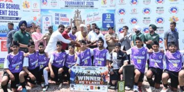 LG Sinha attends closing ceremony of ALFA Hockey Inter-School Tournament in Srinagar