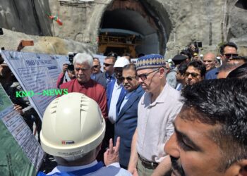 Zojila Tunnel breakthrough marks major milestone; Gadkari, LG, CM attend event