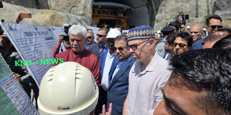 Zojila Tunnel breakthrough marks major milestone; Gadkari, LG, CM attend event