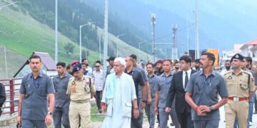 LG reviews preparations, facilities for upcoming Amarnath Yatra at Baltal