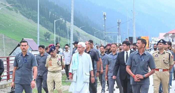LG reviews preparations, facilities for upcoming Amarnath Yatra at Baltal