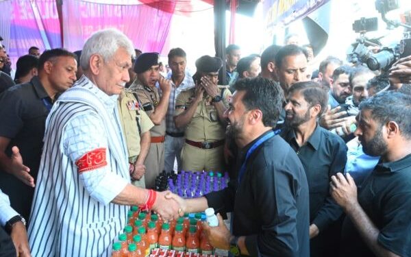 LG Sinha, CM Abdullah join Muharram procession in Srinagar