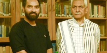 MLA Mehraj Malik Calls on LG Manoj Sinha