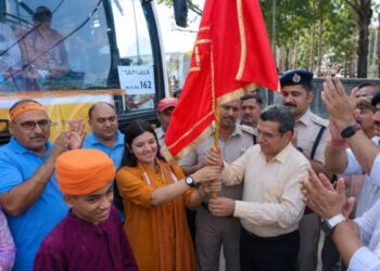 Mata Kheer Bhawani Yatra flagged off; 8,500 pilgrims depart for Kashmir shrines