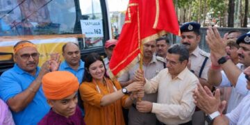 Mata Kheer Bhawani Yatra flagged off; 8,500 pilgrims depart for Kashmir shrines