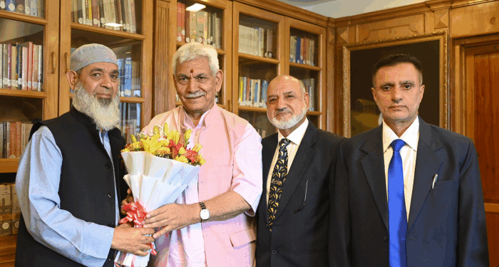 Apni Party chief, delegations call on Lt Governor