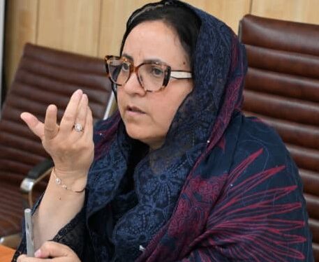 Sakeena Itoo reviews performance, functioning of J&K Medical Supplies Corporation Limited
