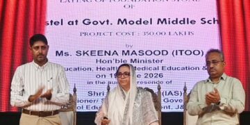 Sakeena Itoo distributes regularisation orders to 261 CPWs, lays foundation stones for school projects