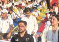 Satish Sharma attends Yoga Day celebrations, calls yoga a path to a healthy and progressive society