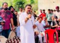 Satish Sharma lays foundation stone for road project in Maira Mandrian