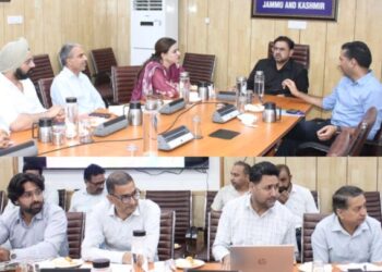 Satish Sharma reviews Sports Calendar 2026–27, sports development across J&K