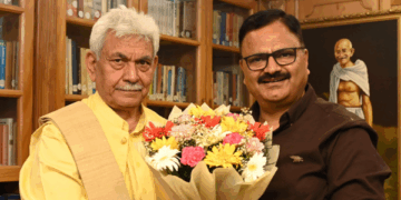 Javed Rana, political representatives call on LG Manoj Sinha