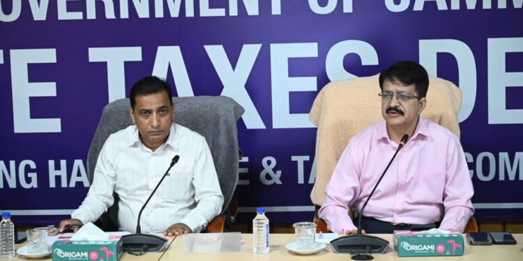 State Taxes Commissioner reviews Kashmir division’s tax compliance, enforcement measures